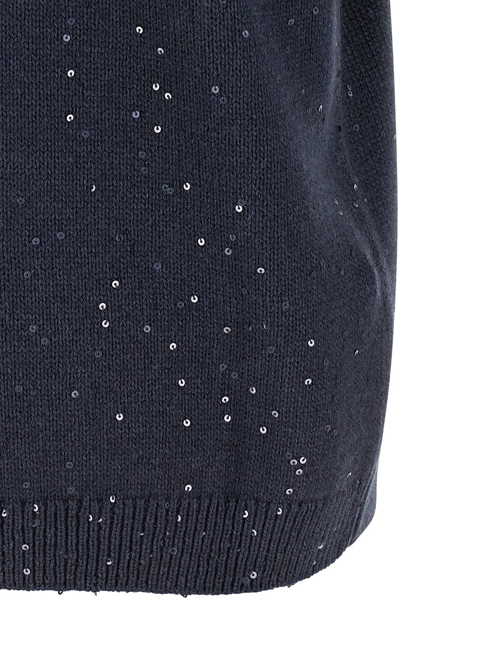 Brunello Cucinelli 80% cashmere sweater in blue — view 4