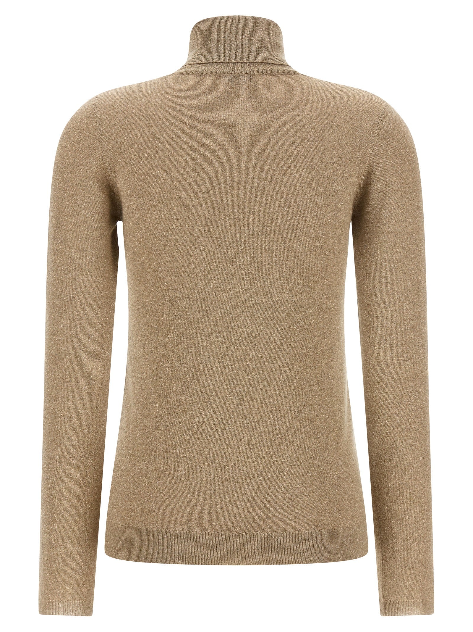 Brunello Cucinelli 51% Cashmere turtleneck in beige — view 2