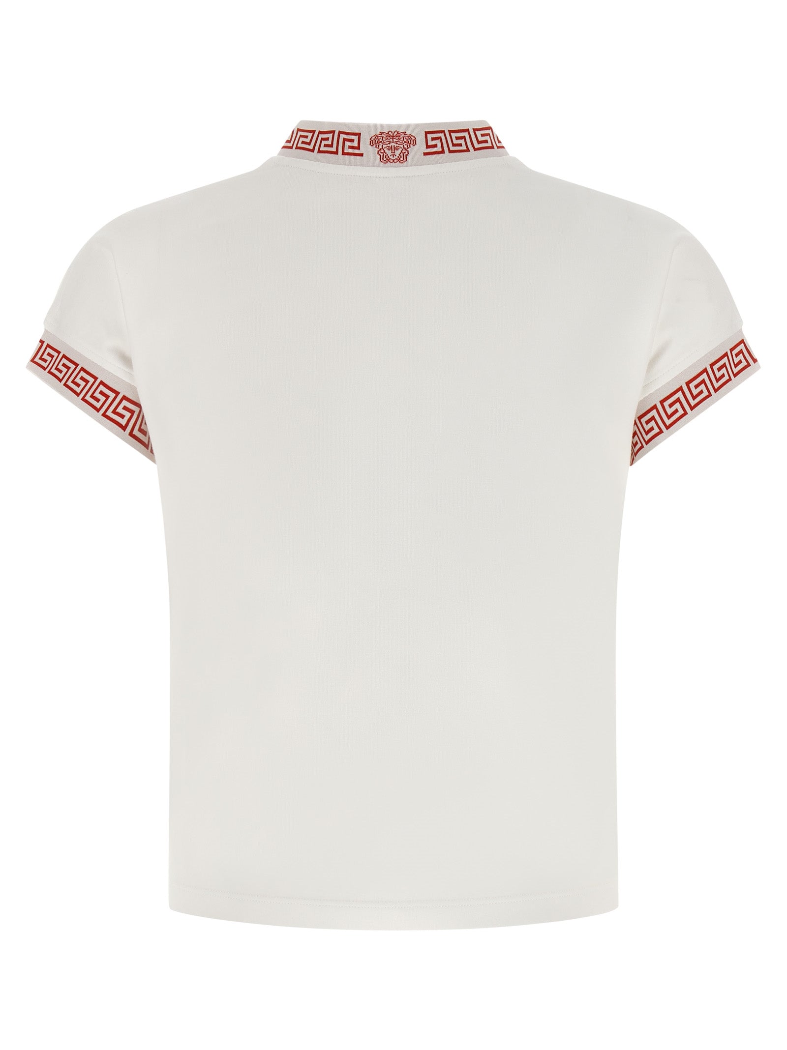 Versace 92% cotton t-shirt in white — view 2