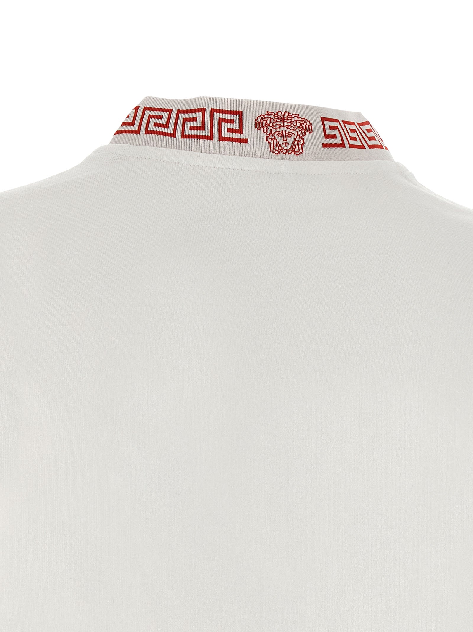 Versace 92% cotton t-shirt in white — view 4
