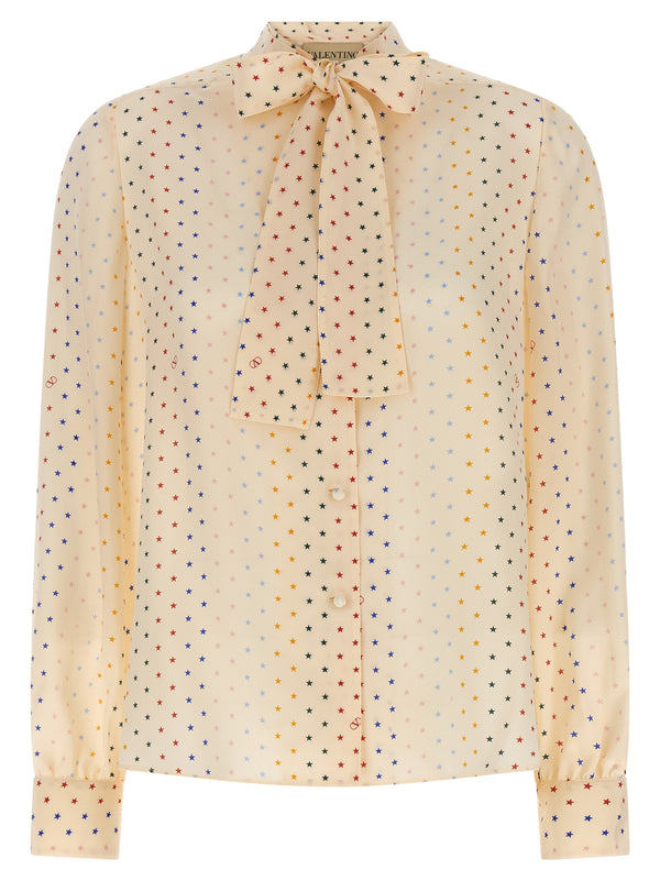 Valentino Garavani 100% Silk blouse in cream