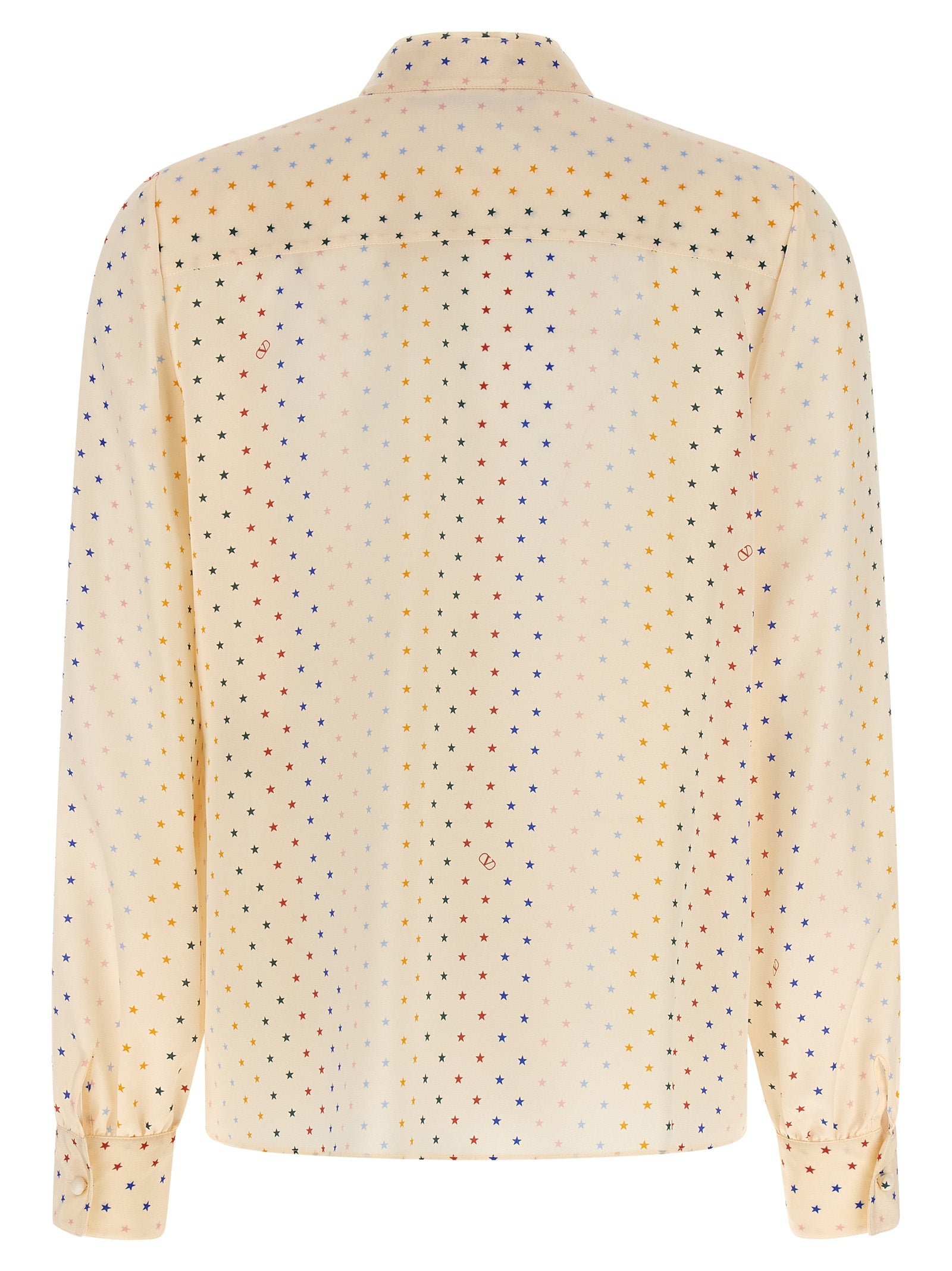 Valentino Garavani 100% Silk blouse in cream — view 2