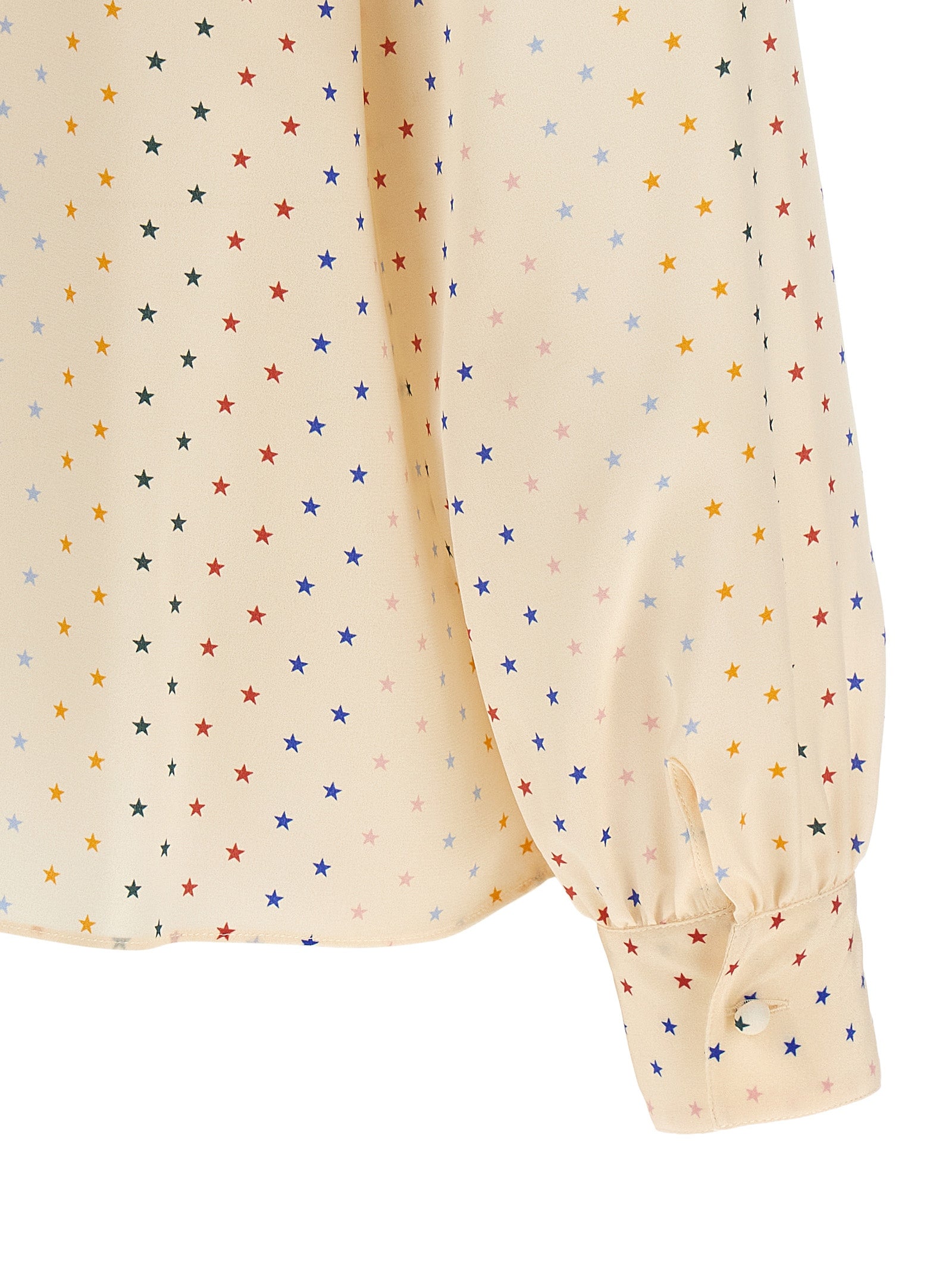 Valentino Garavani 100% Silk blouse in cream — view 4