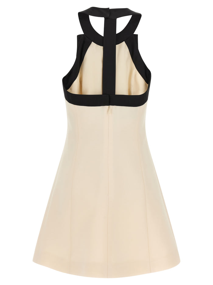 Valentino Garavani 65% Virgin Wool dress in white — view 2