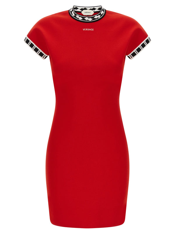 Multicolor Cotton Short Dress