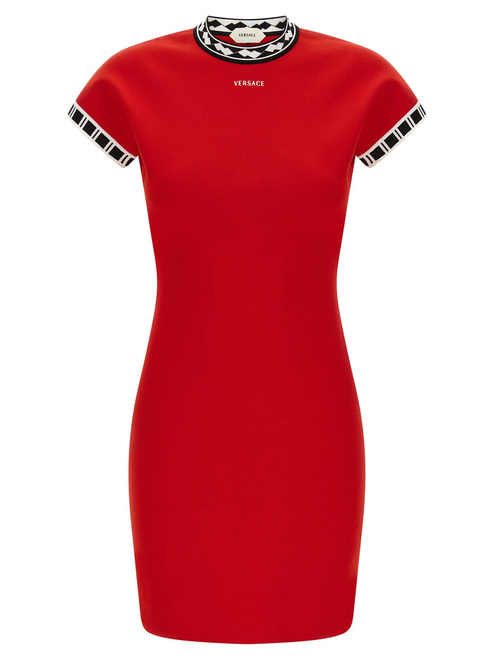 Multicolor Cotton Short Dress