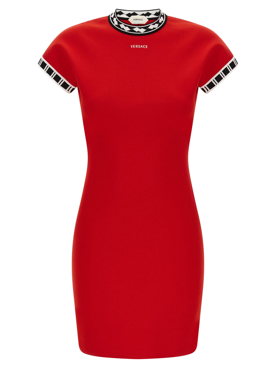 Multicolor Cotton Short Dress