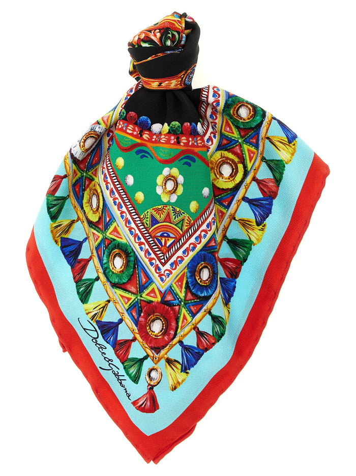 Dolce & Gabbana 100% Silk scarf in multicolor