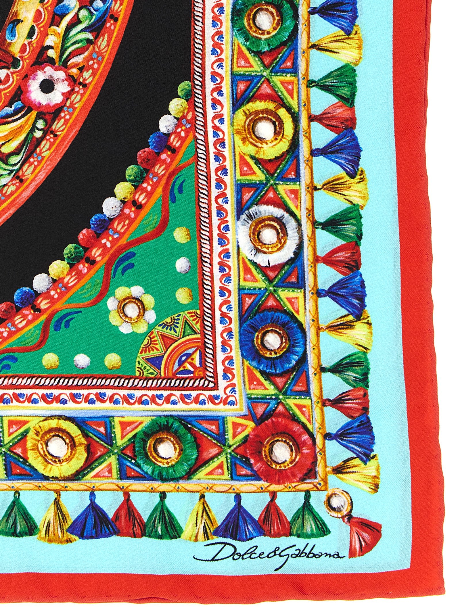 Dolce & Gabbana 100% Silk scarf in multicolor — view 2