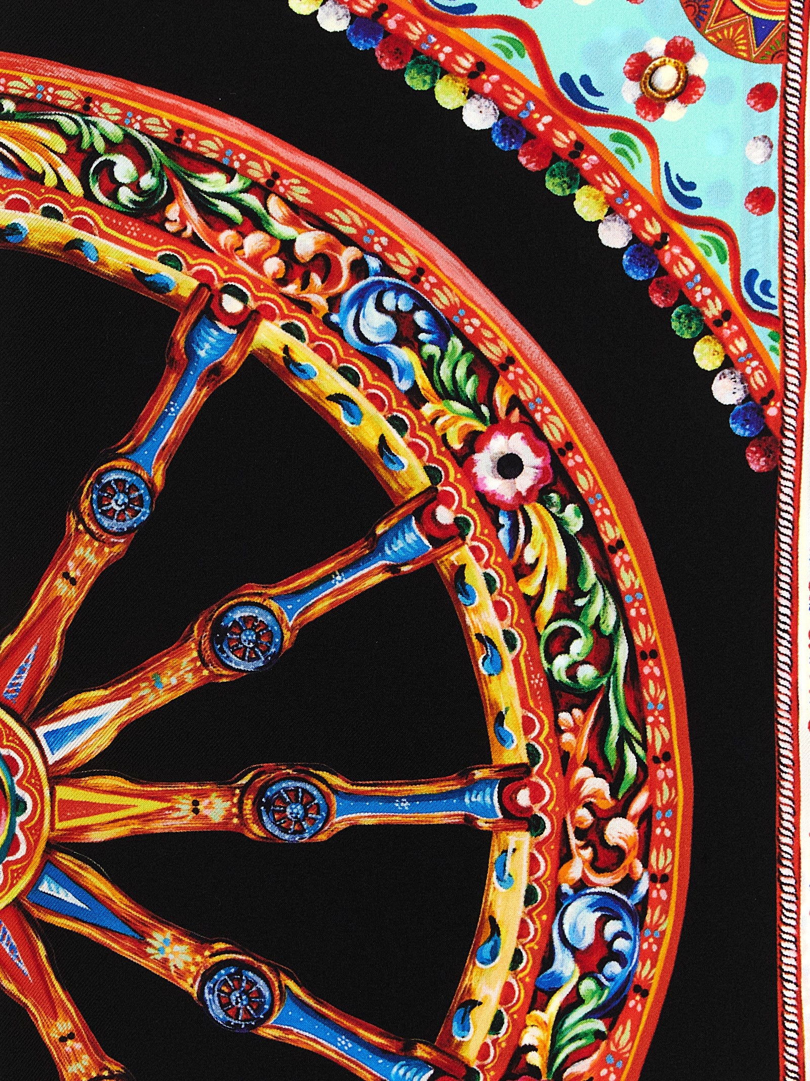 Dolce & Gabbana 100% Silk scarf in multicolor — view 3