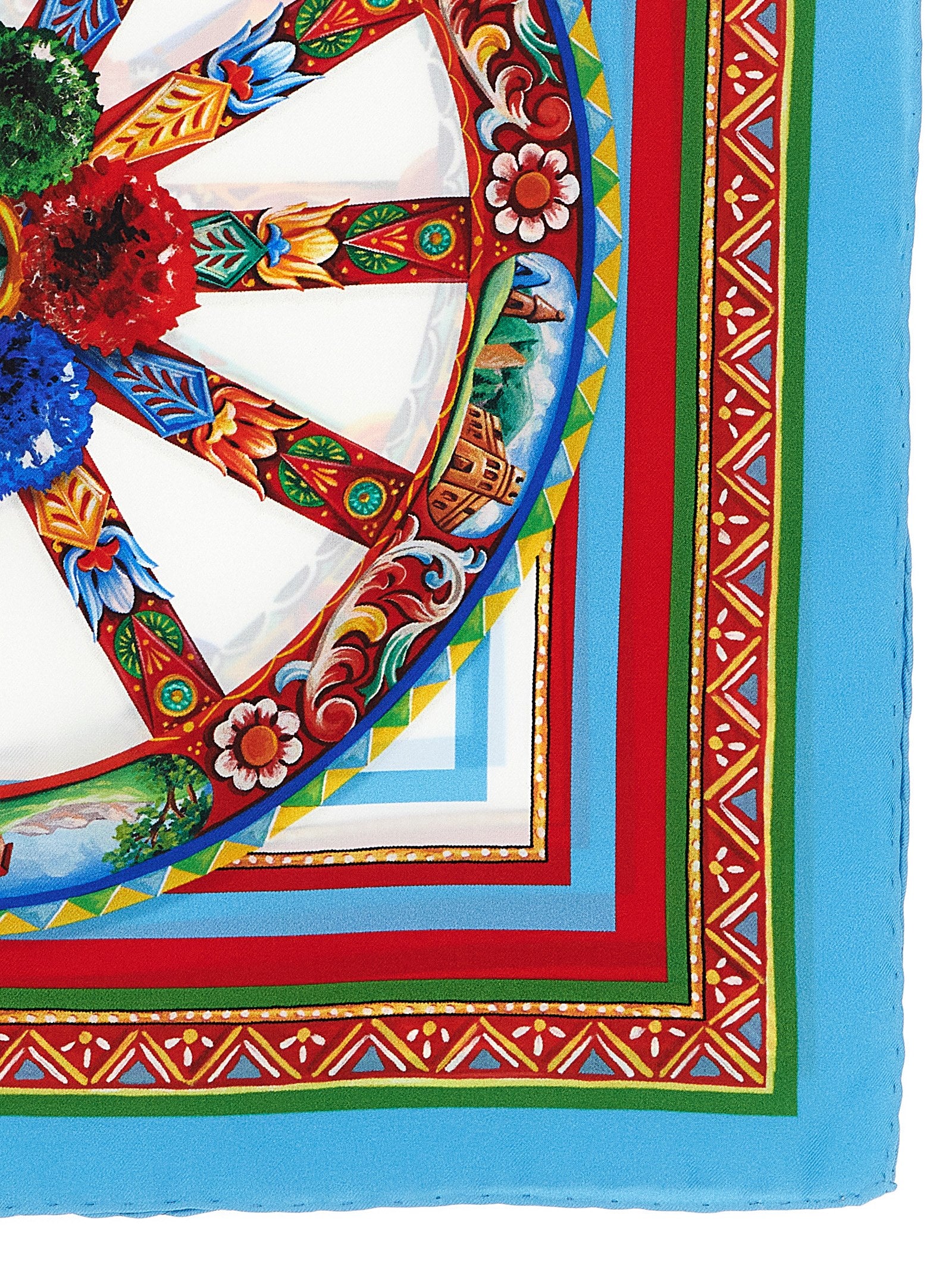 Dolce & Gabbana 100% silk scarf in multicolor — view 2