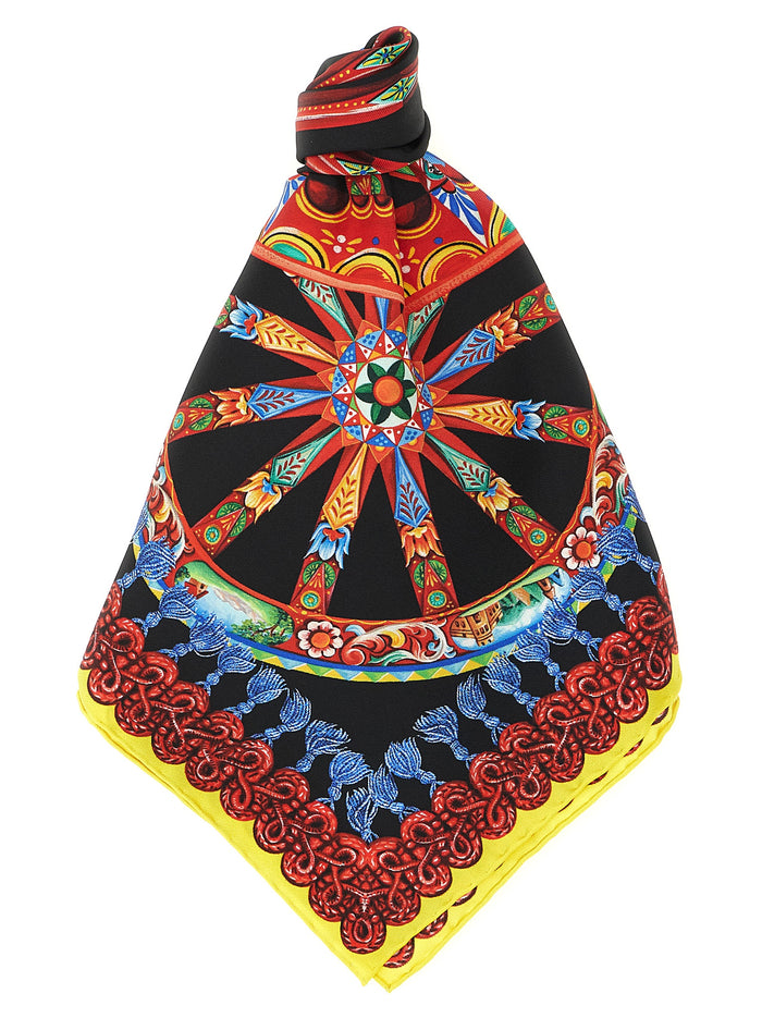 Dolce & Gabbana 100% Silk scarf in multicolor