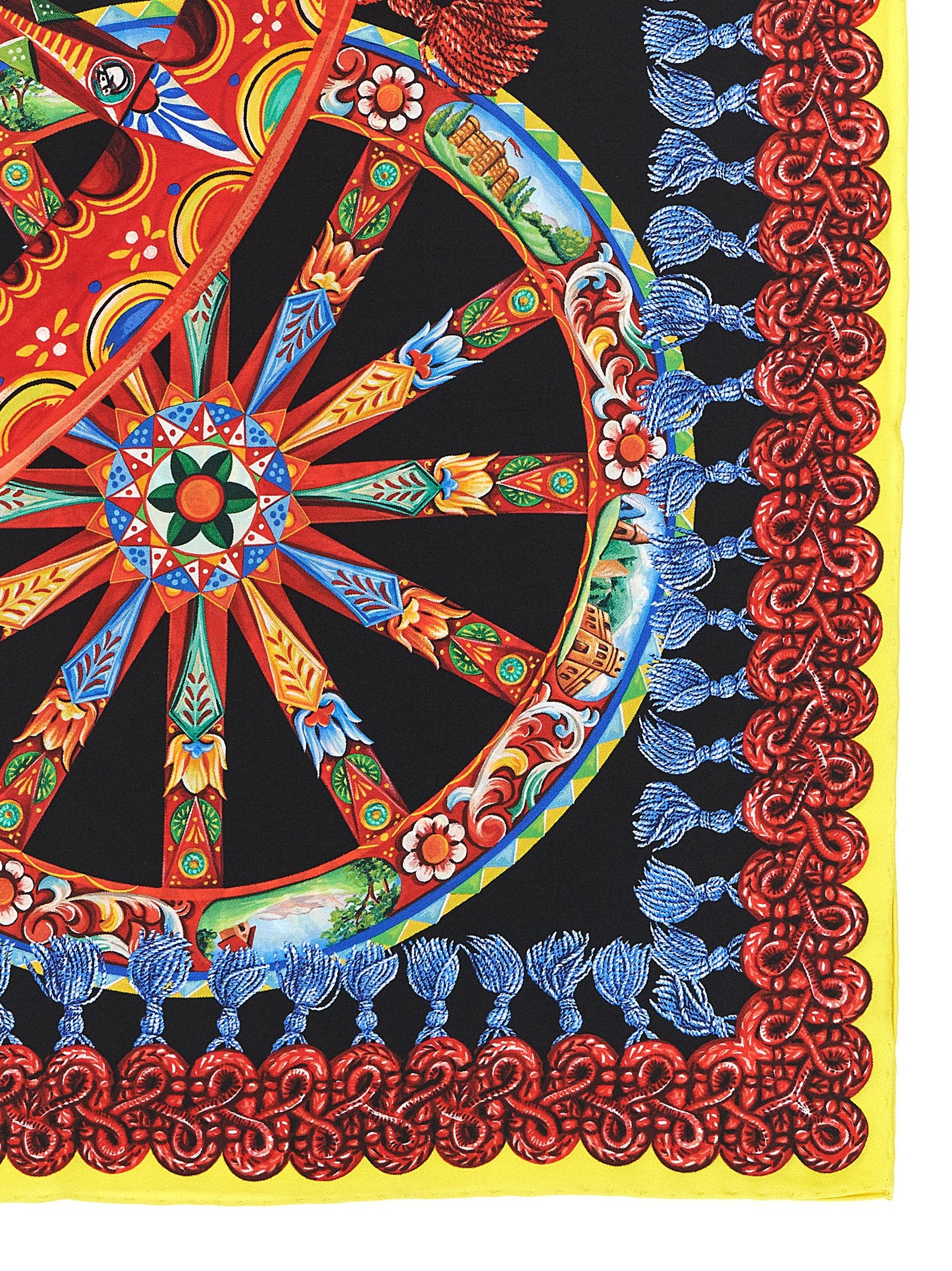 Dolce & Gabbana 100% Silk scarf in multicolor — view 2