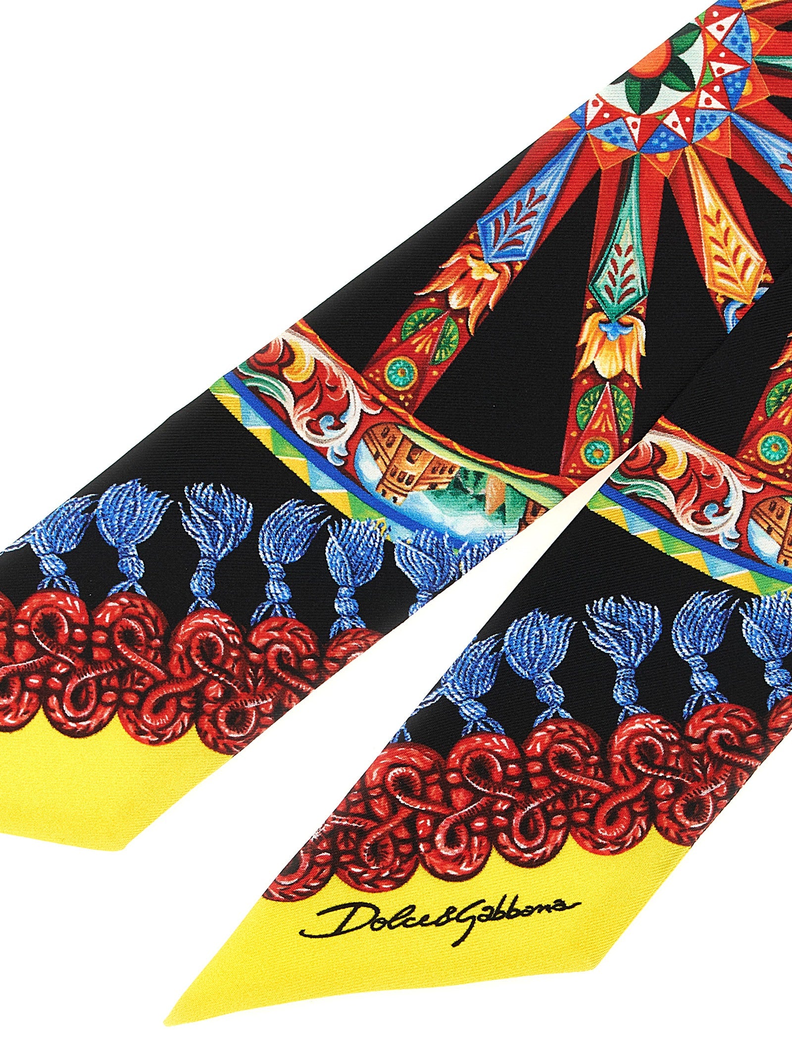 Dolce & Gabbana 100% Silk scarf in multicolor — view 3