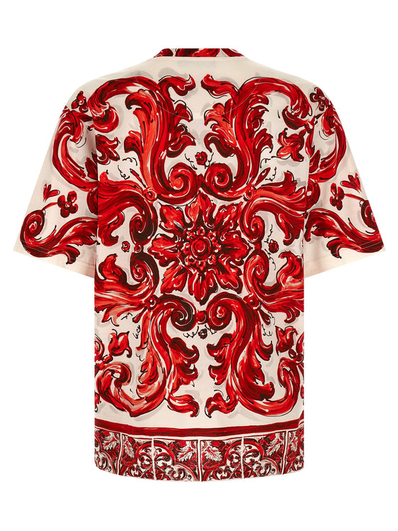 Dolce & Gabbana Maiolica T-Shirt — Red
