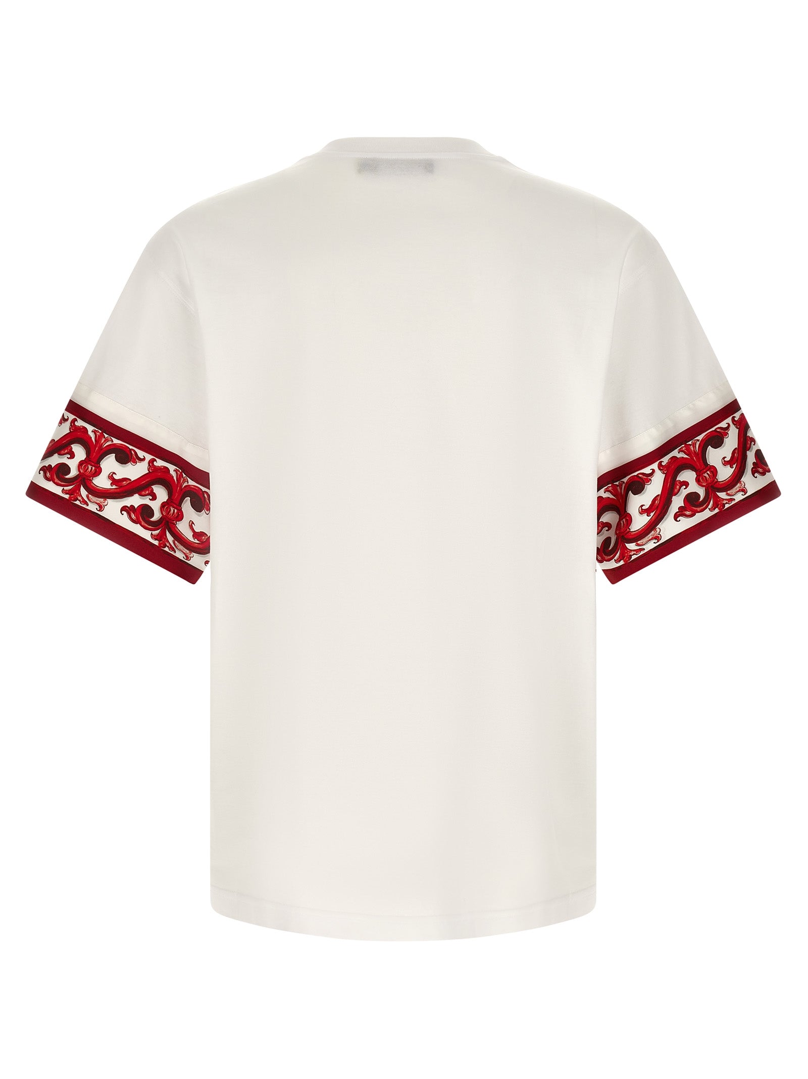 Dolce & Gabbana 83% cotton t-shirt in white — view 2