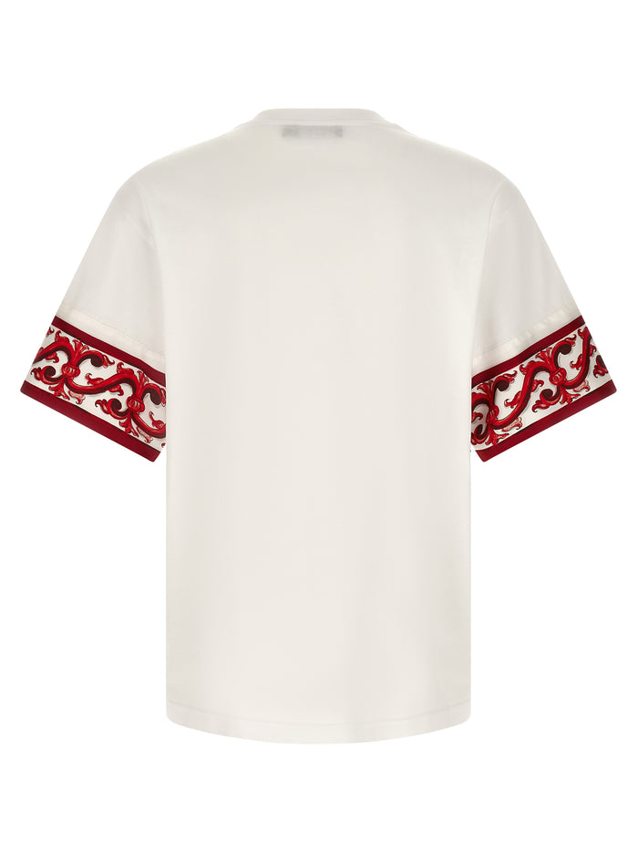 Dolce & Gabbana 83% cotton t-shirt in white — view 2