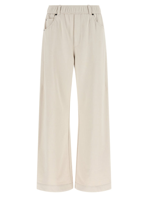 Brunello Cucinelli 100% Cotton trousers in beige