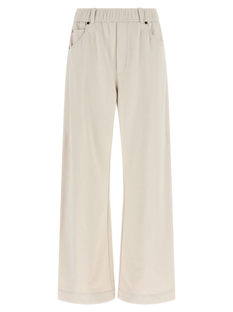 Brunello Cucinelli 100% Cotton trousers in beige