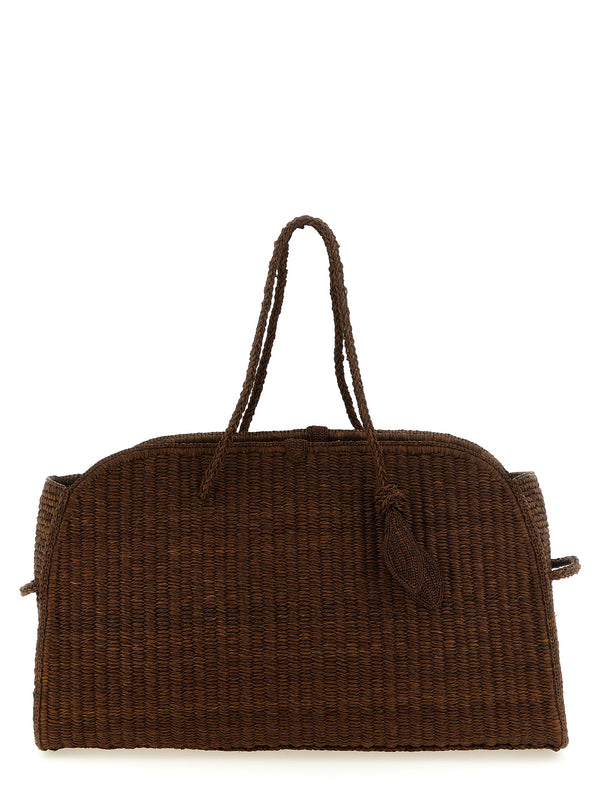 Jacquemus 100% Raffia tote bag in brown