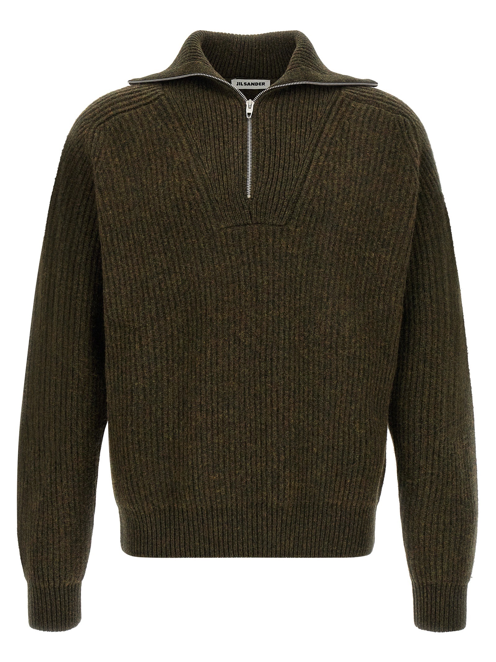 Jil Sander 100% Wool cardigan in green