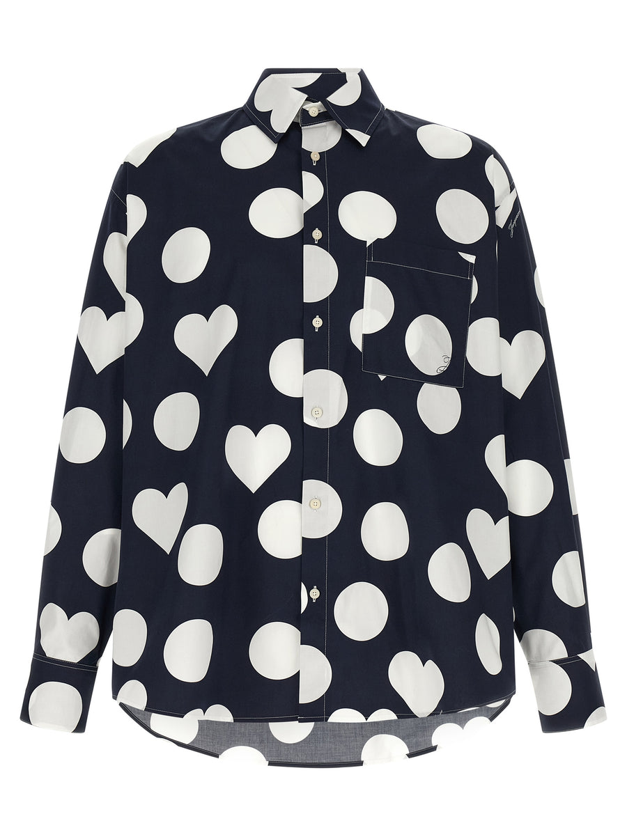 Jacquemus 100% Cotton blouse in navy