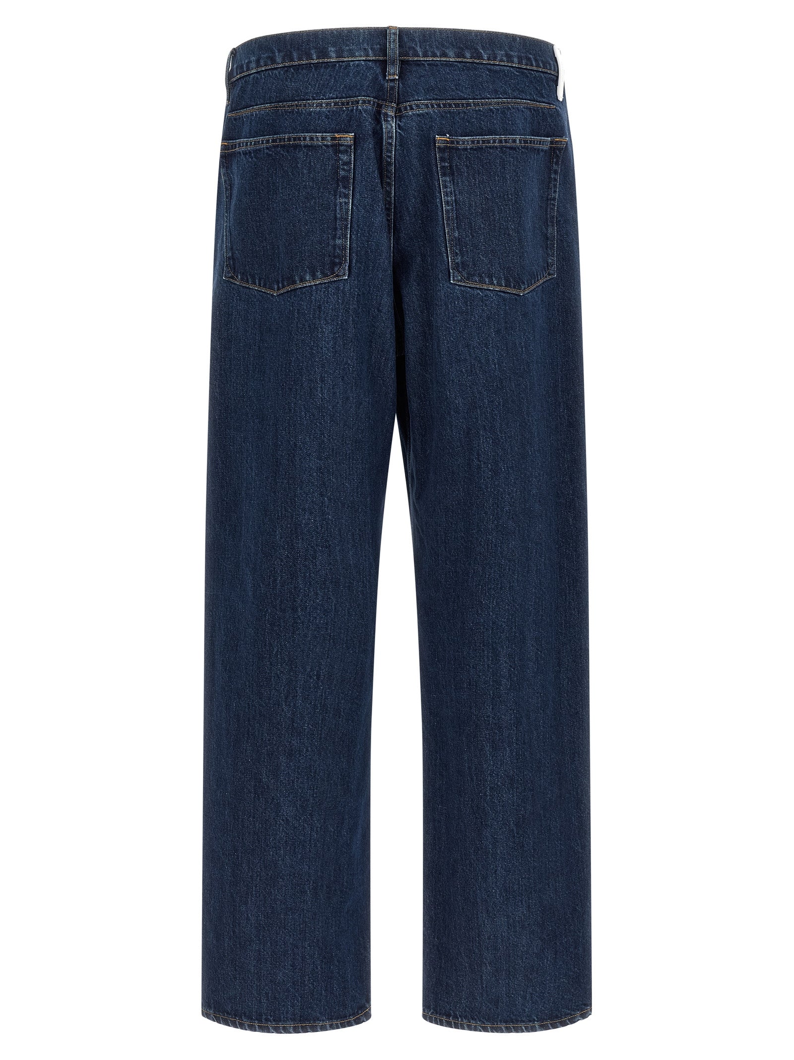 Jil Sander 100% cotton jeans in blue — view 2