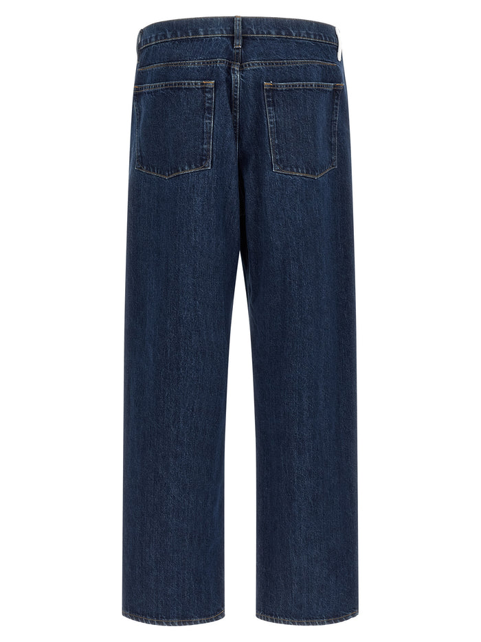 Jil Sander 100% cotton jeans in blue — view 2