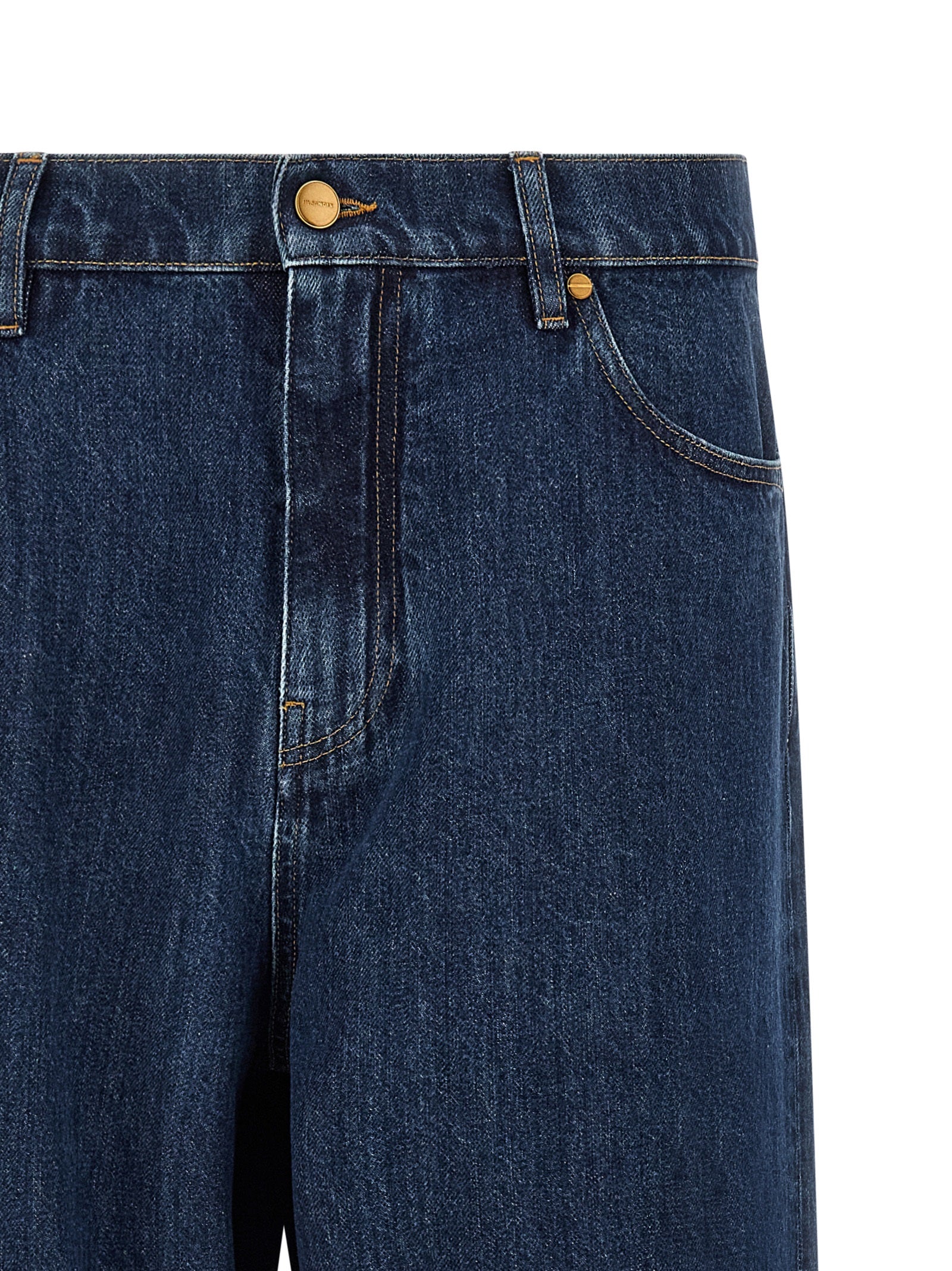 Jil Sander 100% cotton jeans in blue — view 3