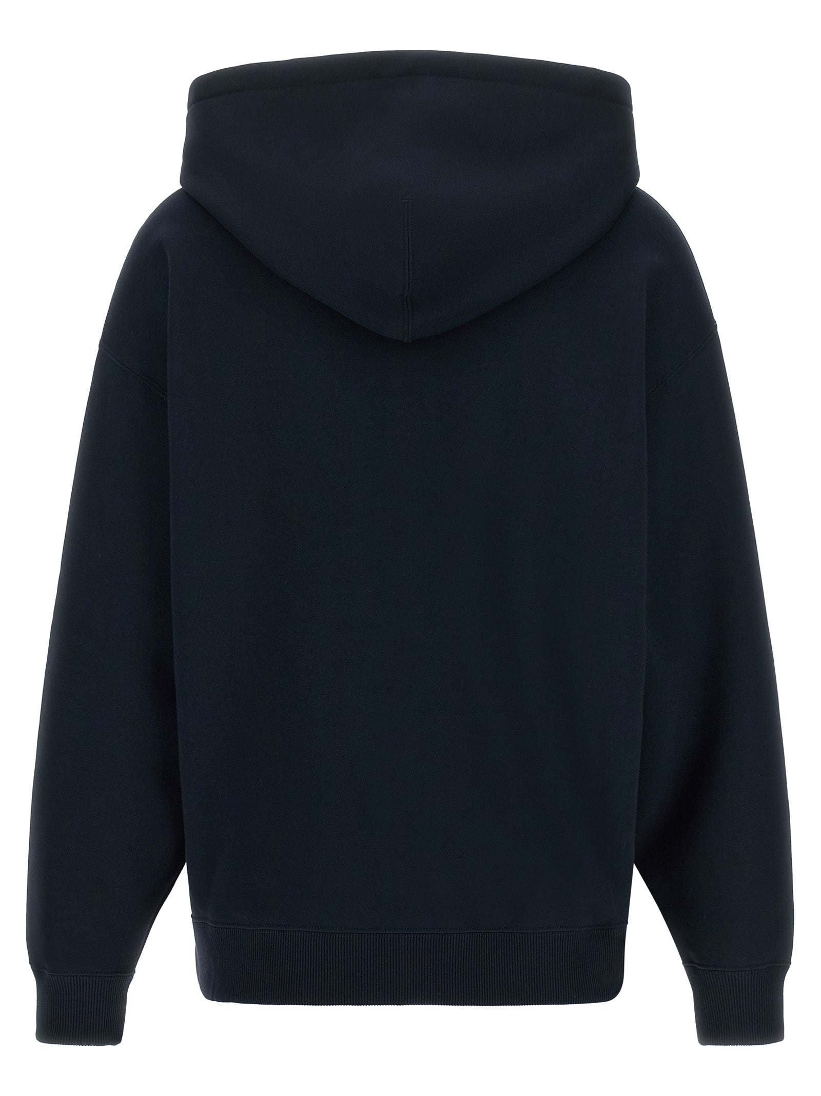 Jil Sander 100% Cotton hoodie in navy — view 2