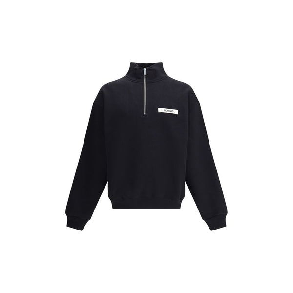 Jacquemus 100% Cotton sweatshirt in black
