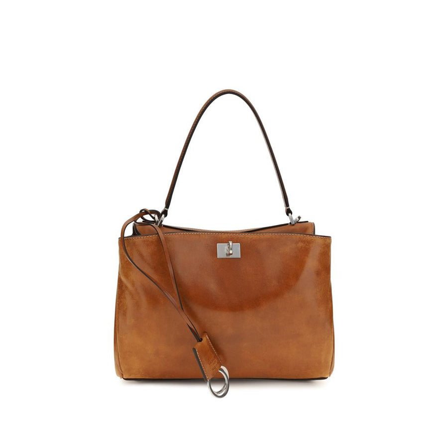 Balenciaga 100% Lamb Ovis Aries shoulder bag in brown