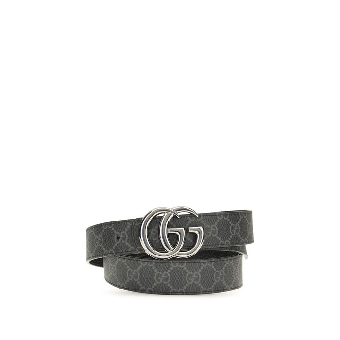 Gucci 100% Calf Leather Bos Taurus belt in black
