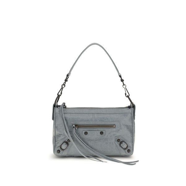 Balenciaga 100% Lambskin shoulder bag in gray