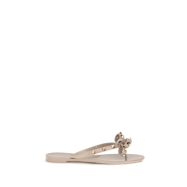 Valentino Garavani 100% Cotton sandals in beige