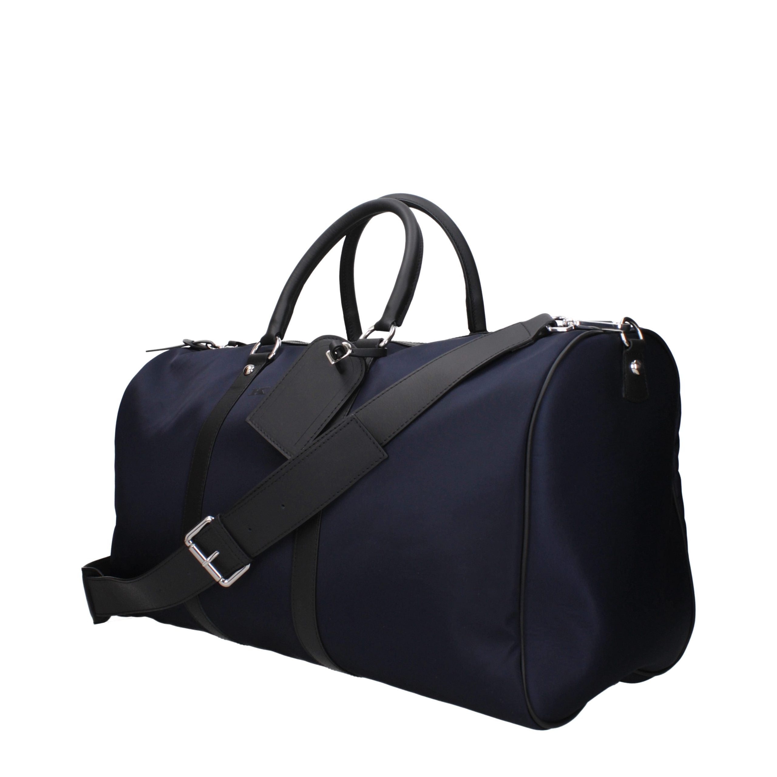 Blue Nylon Luggage And Travel Bag