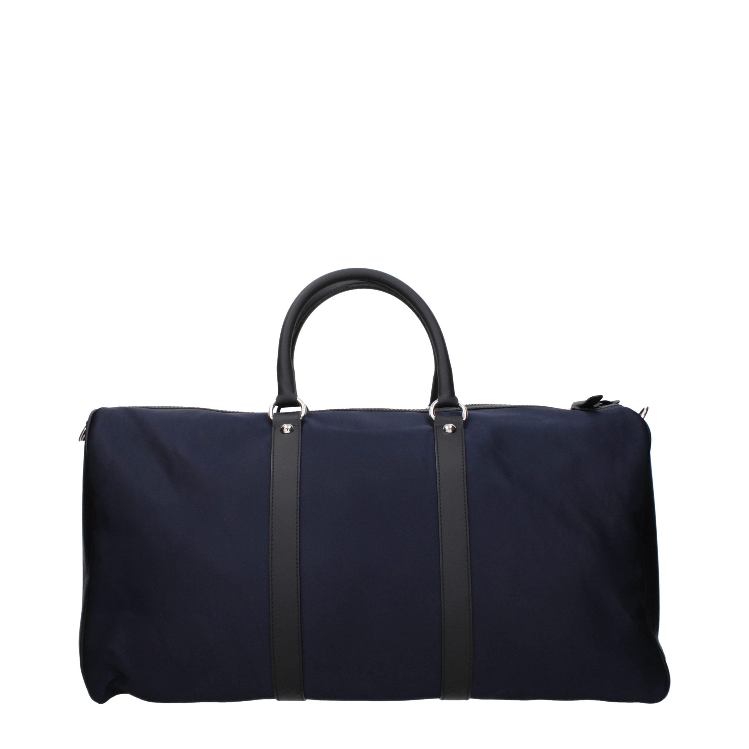 Blue Nylon Luggage And Travel Bag