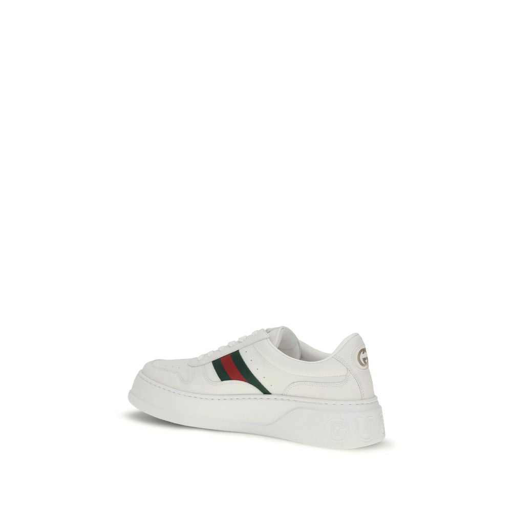 Gucci UPPER 100% Calf Leather Bos Taurus SOLE 100% Rubber sneaker in white — view 3