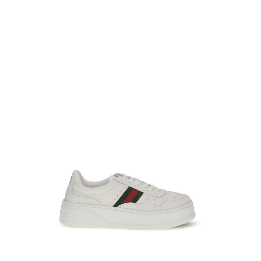 Gucci UPPER 100% Calf Leather Bos Taurus sneaker in white