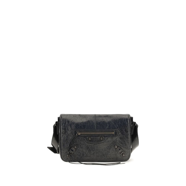 Balenciaga 100% Lamb Ovis Aries shoulder bag in black