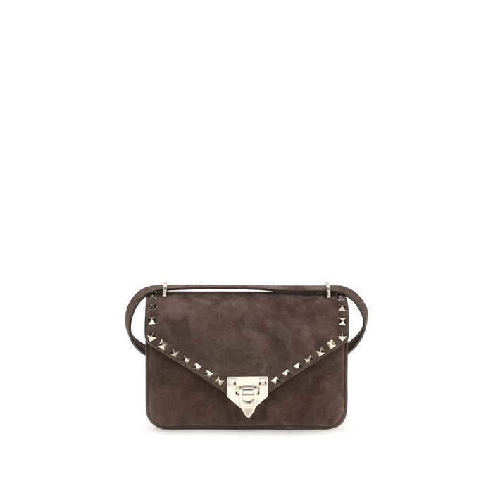 Brown Suede Leather Shoulder Bag
