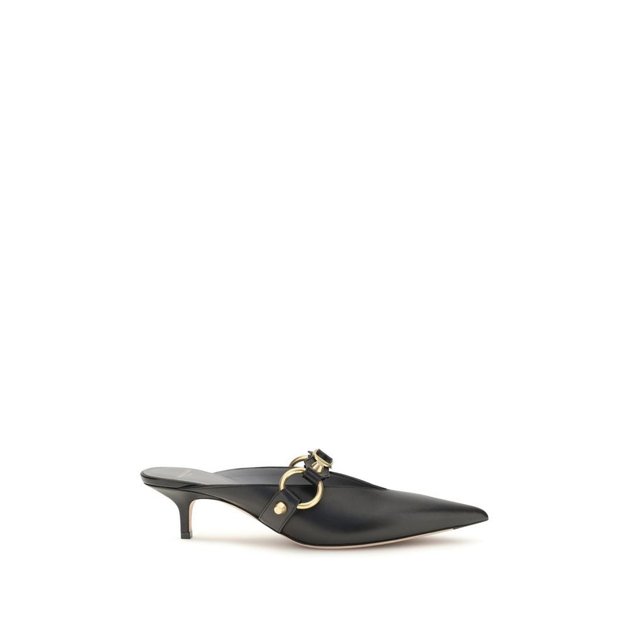 Balenciaga 100% Calf Leather Bos Taurus mule in black
