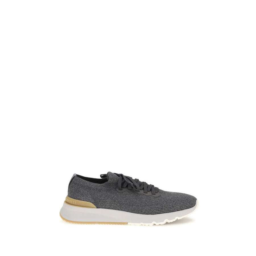 Brunello Cucinelli 100% Cotton sneaker in gray