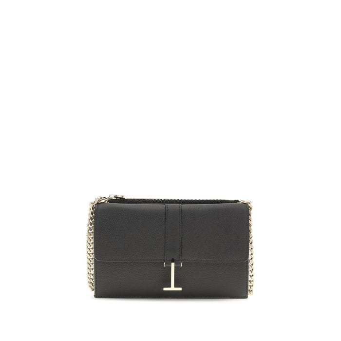 Black Calf Leather Bos Taurus Shoulder Bag