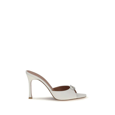 Amina Muaddi Camelia Mule — White