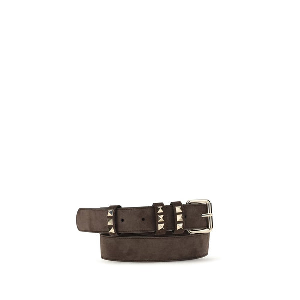 Valentino Garavani 100% Suede belt in brown