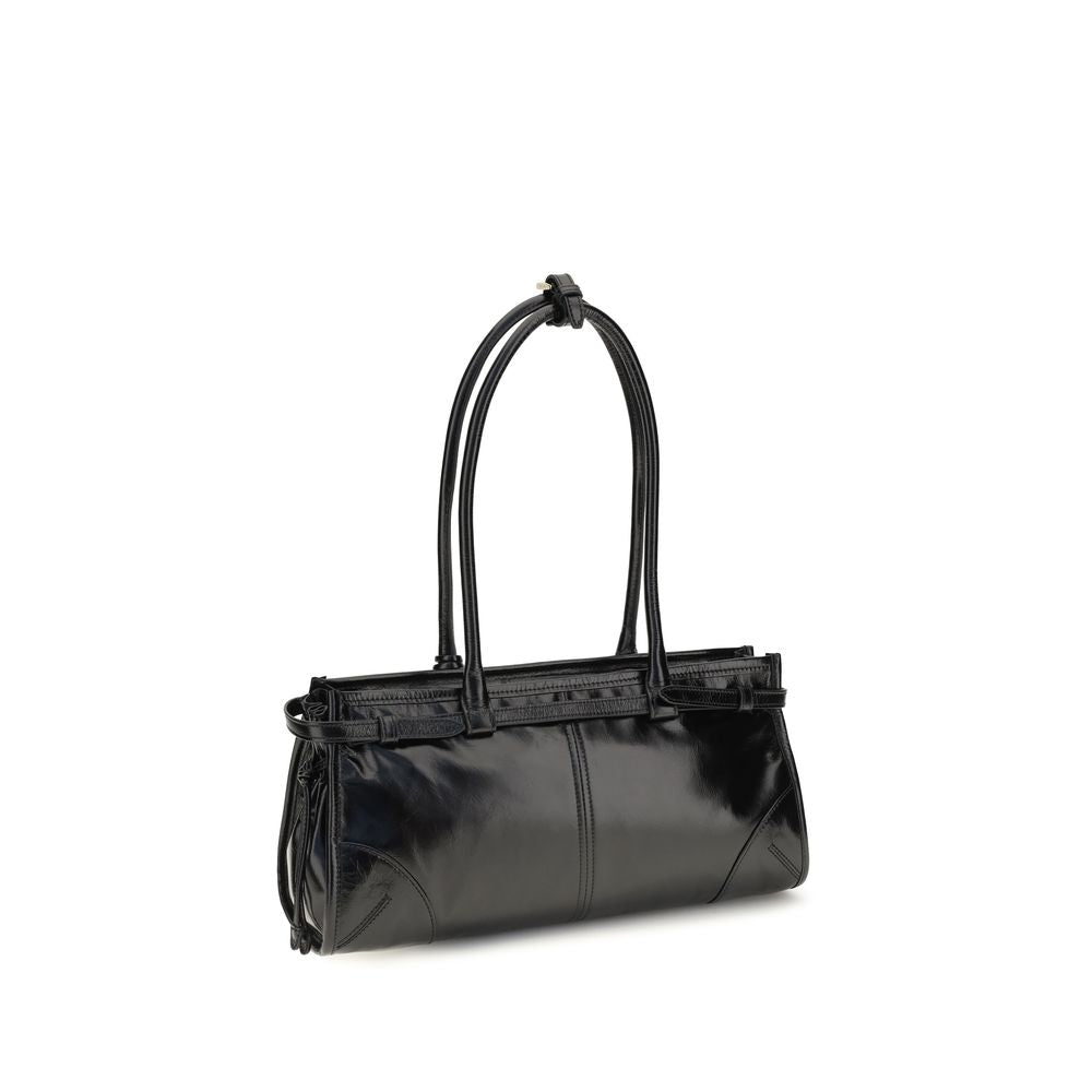 Black Calf Leather Bos Taurus Handbag Bag