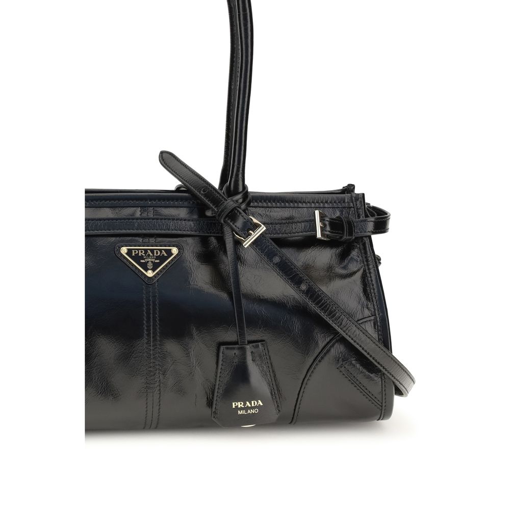 Black Calf Leather Bos Taurus Handbag Bag