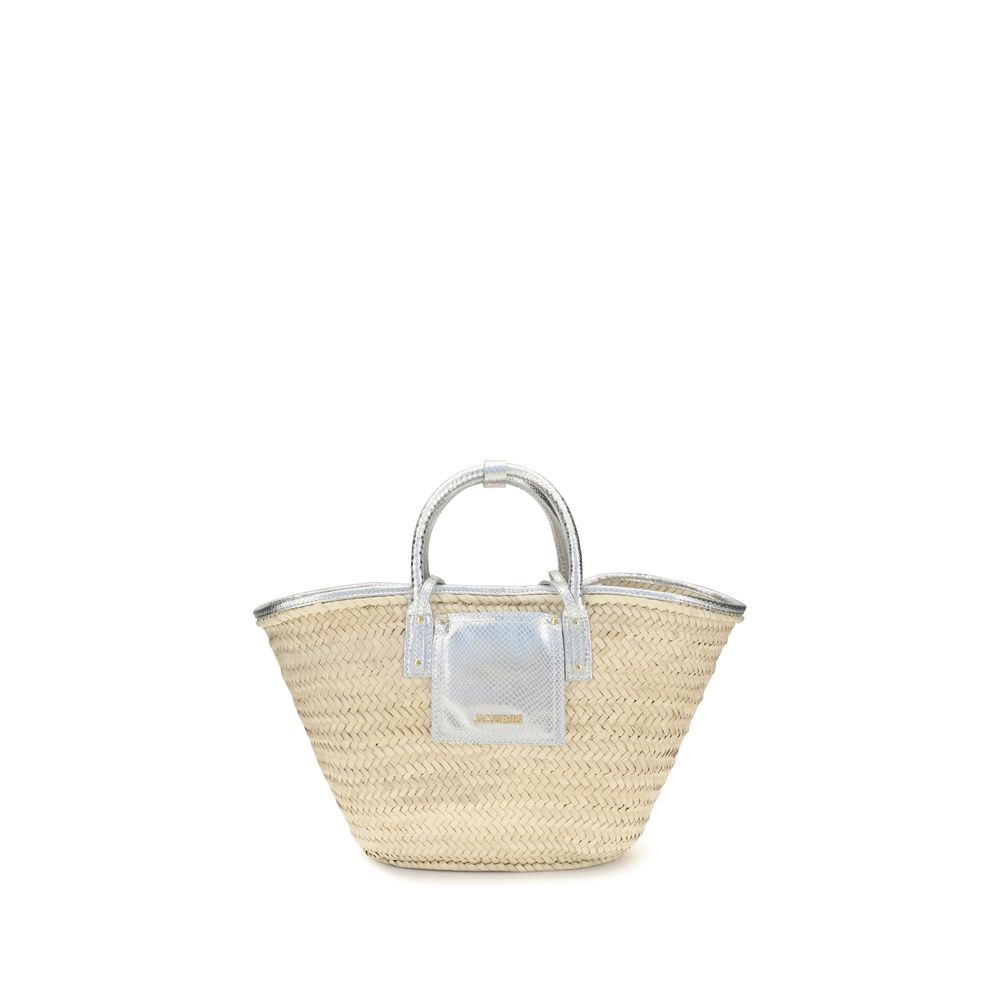 Beige Raffia Handbag Bag