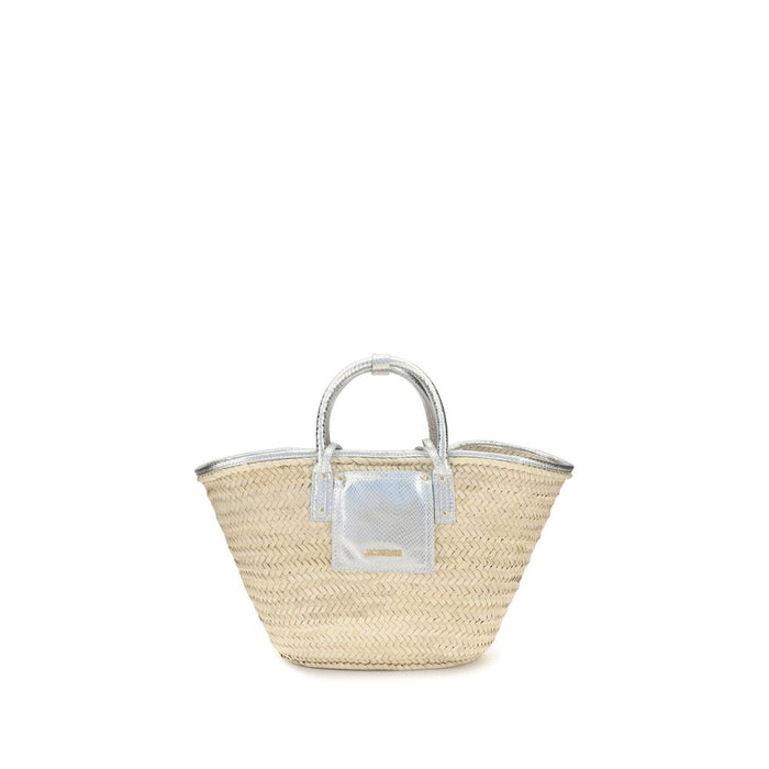 Beige Raffia Handbag Bag
